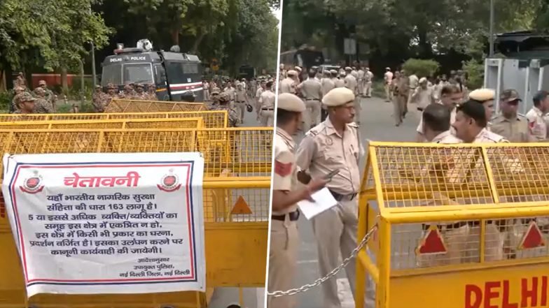 Jantar Mantar Security Tightened as CJP Announces Fresh March Today; Leaders&rsquo; Detentions Remain a Concern (Videos)