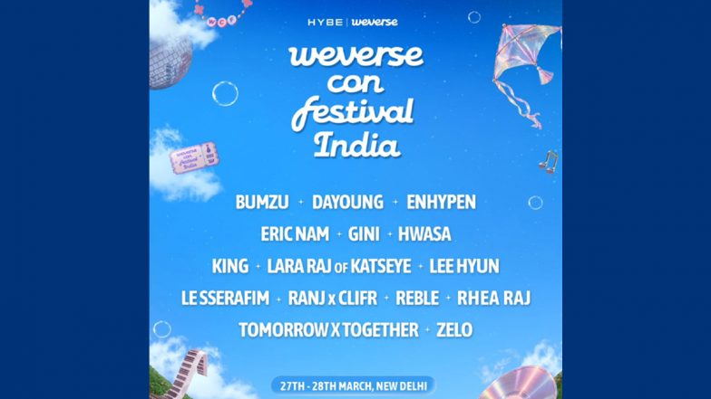 Weverse Con Festival India 2027: ENHYPEN, TXT, LE SSERAFIM, Hwasa to Perform in Delhi