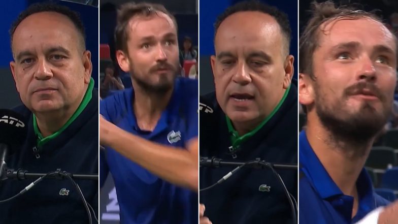 Daniil Medvedev Clashes With Umpire During Shock Shanghai Masters 2026 Loss to Rafael Jodar in Semi-Final