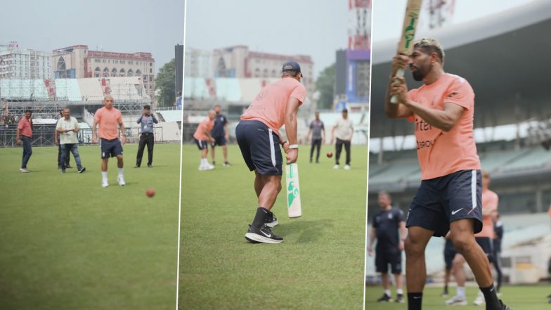 Uruguay Players Enjoy Cricket Session at Eden Gardens Ahead of India Friendly Match