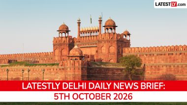 Delhi Latest News Today on October 5th, 2026: Protests & Police Probe, Waste Project & AQI Alert