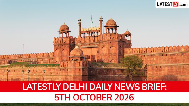 Delhi Latest News Today on October 5th, 2026: Protests &amp; Police Probe, Waste Project &amp; AQI Alert