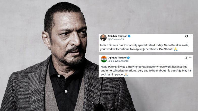 Nana Patekar Dies: Shikhar Dhawan, Ajinkya Rahane Lead Cricketing World&rsquo;s Tributes For Bollywood Icon