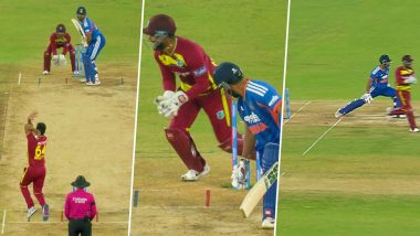 Out or Not Out? Fans Divided on X After Third Umpire's Controversial Decision on Naman Dhir's Stumping During IND vs WI 4th T20I 2026 Match