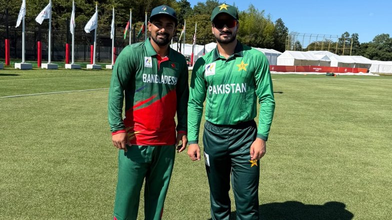 Pakistan Qualify For Men's Asian Games 2026 Cricket Final; Hasan Nawaz, Abdul Samad Shine As Green Shirts Beat Bangladesh By 6 Wickets