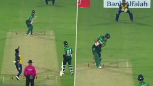 sports-Maaz Sadaqat Smashes No-Look Six Off Eshan Malinga During PAK vs SL 1st T20I Match
