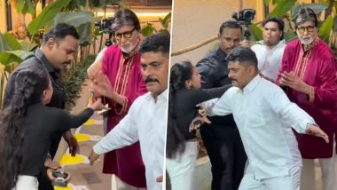 Amitabh Bachchan Declines Female Fan&rsquo;s Handshake Request on 84th Birthday Outside Jalsa, Internet Divided