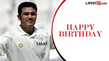 Virender Sehwag Birthday Special: Celebrating India's Fearless Opener As 'Sultan of Multan' Turns 48