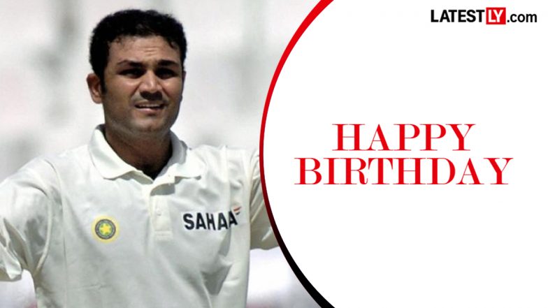 Virender Sehwag Birthday Special: Celebrating India's Fearless Opener As 'Sultan of Multan' Turns 48