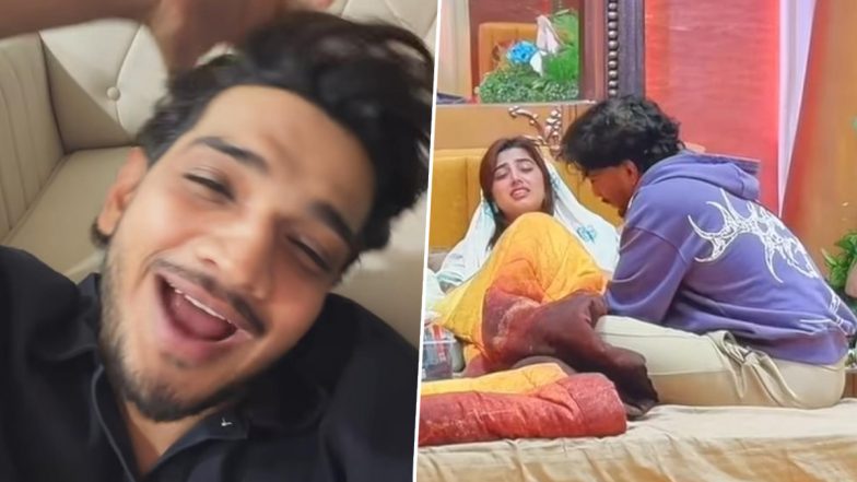 &lsquo;Bigg Boss 20&rsquo;: Did Munawar Faruqui Take a Sarcastic Dig at Scout and Love Gill Over Their Massage Sessions?