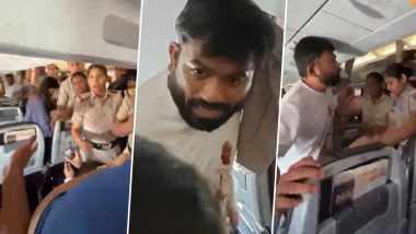 &lsquo;Arrest Hone Ke Liye Aaya Hun&rsquo;: Abhijeet Dipke&rsquo;s Face-Off With Delhi Police Inside Flight Goes Viral (Video)