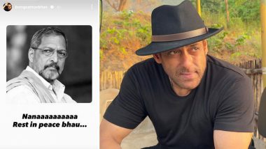 &lsquo;Nanaaaaaaaaaa, Rest in Peace Bhau&rsquo;: Salman Khan&rsquo;s Heartfelt Tribute to Nana Patekar