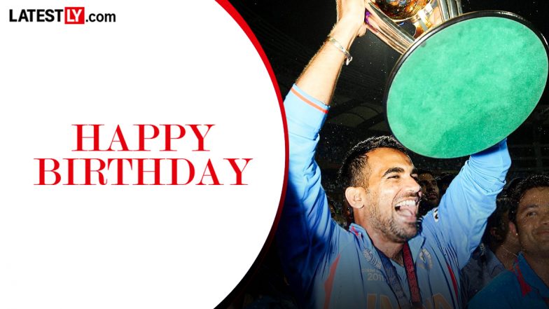 Zaheer Khan Birthday Special: Celebrating India Cricket Icon As 2011 World Cup-Winning Star Turns 48