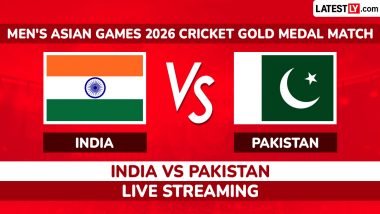 India vs Pakistan, Live Streaming and Free Telecast of Men's Asian Games 2026 Cricket Gold Medal in India