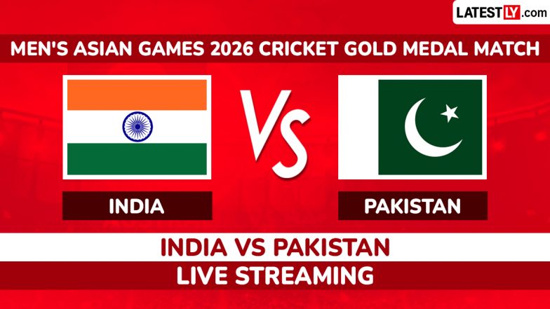 India vs Pakistan, Live Streaming and Free Telecast of Men's Asian Games 2026 Cricket Gold Medal in India