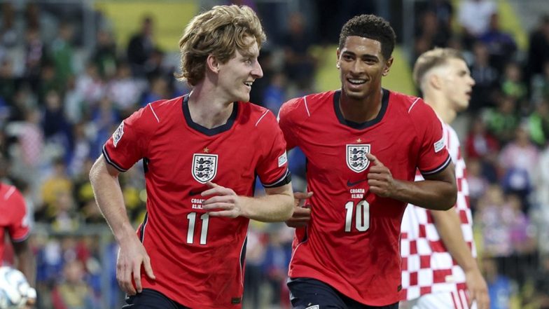 UEFA Nations League 2026-27: Harry Kane, Bukayo Saka Score Brace Each As England Rout Croatia 7-0