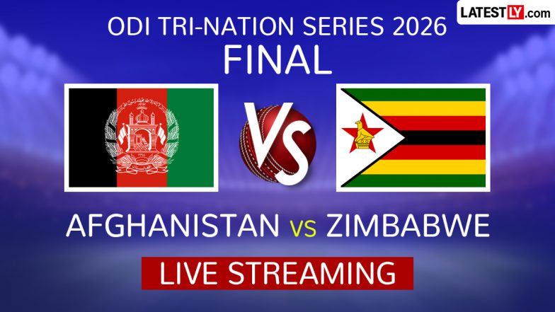 Afghanistan vs Zimbabwe, Live Streaming Online and Free Telecast, ODI Tri-Nation Series 2026 Final