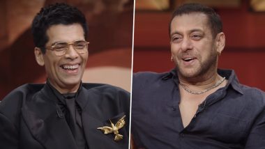 &lsquo;Koffee With Karan 9&rsquo;: Salman Khan Reacts to Virginity Question on Karan Johar&rsquo;s Talk Show