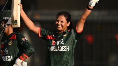 Sobhana Mostary Registers Highest-Ever Individual Score For Bangladesh in Women's ODI