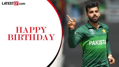 Shadab Khan Birthday Special: Celebrating Pakistan's All-Rounder As Champions Trophy Winner Turns 28