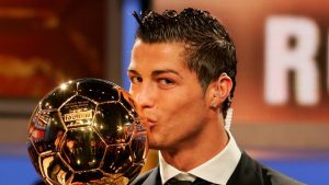 Cristiano Ronaldo Reacts After Winning Ballon d’Or of All Time, Says ‘Football Belongs to the Fans’.