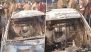 Driver Burnt to Death as Moving Car Catches Fire in UP&rsquo;s Barabanki (Video)