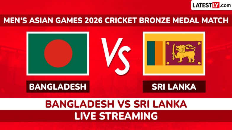 Bangladesh vs Sri Lanka, Live Streaming and Free Telecast of Men's Asian Games 2026 Cricket Bronze Medal in India