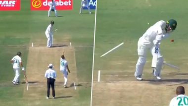 Anrich Nortje Rattles Nic Maddinson's Stumps With Fiery Yorker During SA vs AUS 1st Test 2026