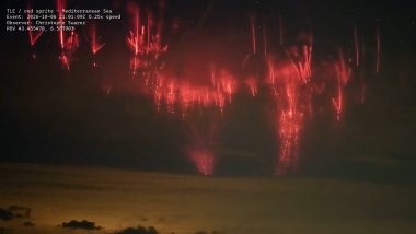 Rare Red Sprites Photographed Over France (Pic and Video)