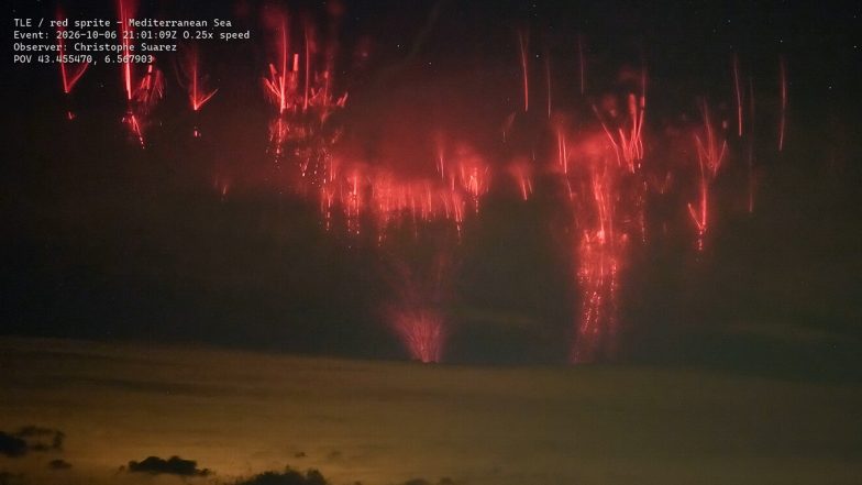 Rare Red Sprites Photographed Over France (Pic and Video)