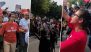 Neha Bora, Yogendra Yadav, Prashant Bhushan Detained During March Towards Dilli Haat INA (Video)