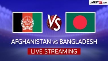 Afghanistan vs Bangladesh Live Cricket Streaming Online in India, One-Off Test 2026