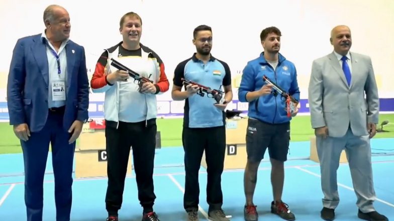 Udhayveer Sidhu Clinches 10m Air Pistol Gold Medal at ISSF World Cup Cairo 2026
