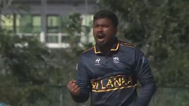 Tharindu Ratnayake Becomes 1st Bowler to Take T20I Wickets with Both Arms, Achieves Feat During IND vs SL Asian Games 2026 Cricket Match