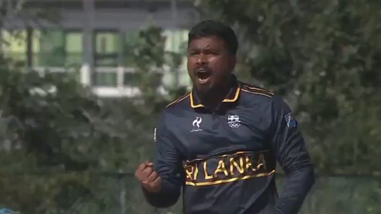 Tharindu Ratnayake Becomes 1st Bowler to Take T20I Wickets with Both Arms, Achieves Feat During IND vs SL Asian Games 2026 Cricket Match
