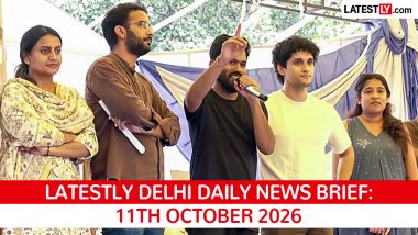 Delhi Latest News Today on October 11th, 2026: CJP Protests, Leaders in Court & City Security
