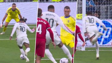 Kylian Mbappe Goal Video: Watch Real Madrid Star Score Stunning Goal in 4-1 Win Over RB Leipzig