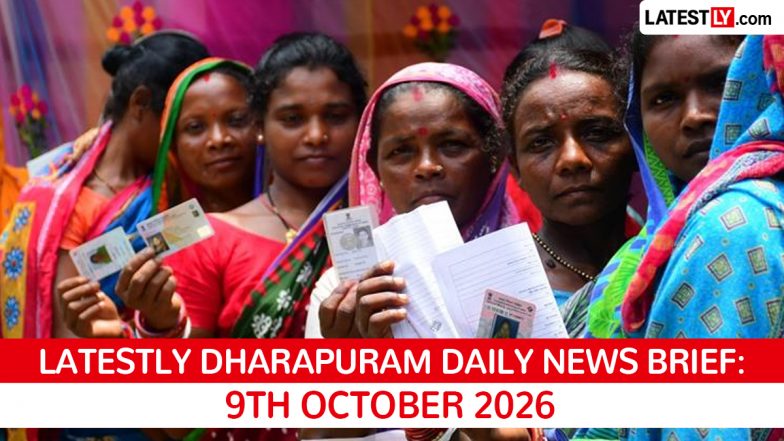 Dharapuram Latest News Today on October 9th, 2026: By-Election Vote Counting Underway