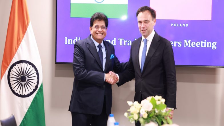 Business News | Piyush Goyal Holds Bilateral Talks with Poland's Domański, Brazil's Mauro Vieira on Sidelines of G20 Trade Ministers' Meet