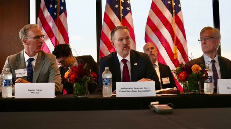 Business News | US Trade Representative Greer Calls for New Global Trading Order