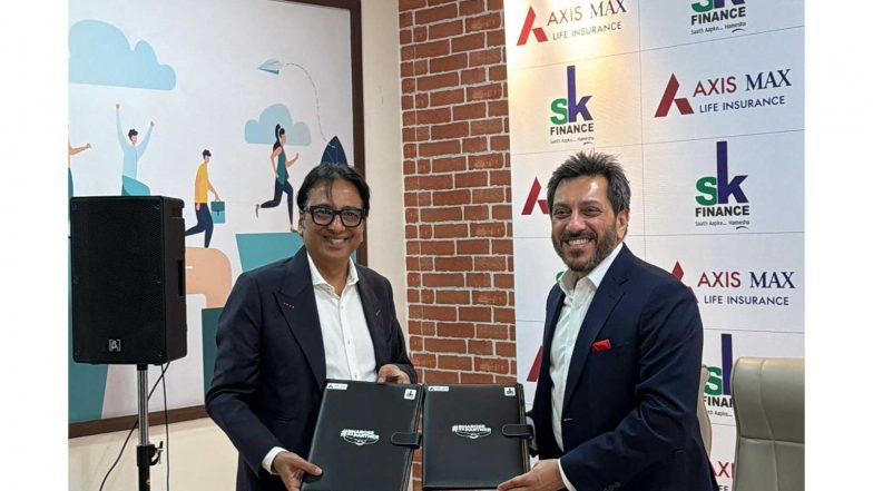 Business News | Axis Max Life Insurance Partners with SK Finance to Extend Credit Life Protection to Emerging Markets