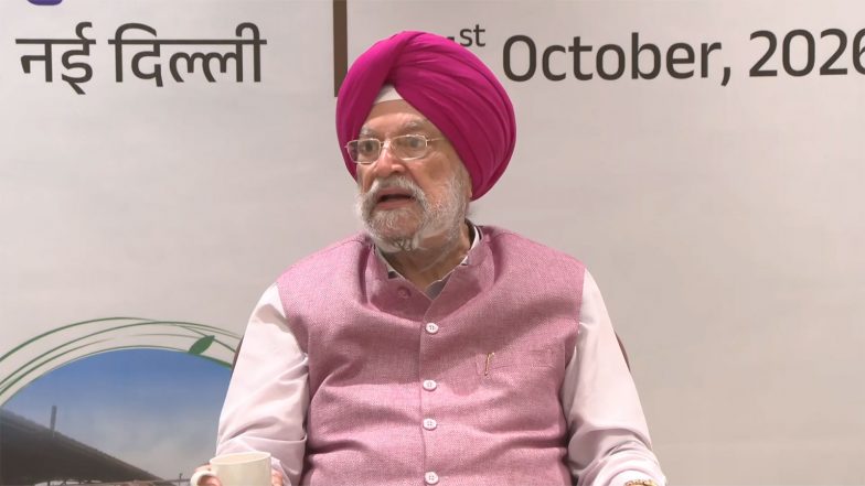 Business News | Utilising Domestic Biomass Absolute Imperative to Boost Gas Share, Reduce Import Burden: Hardeep Singh Puri