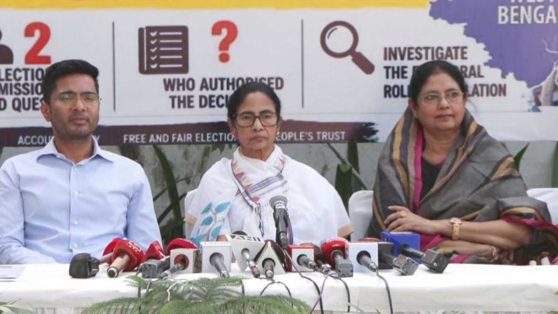 India News | “EVMs Were Hacked, Party Agents Assaulted” During Bengal Polls, Says Mamata Banerjee; Steps Up Attack on Gyanesh Kumar