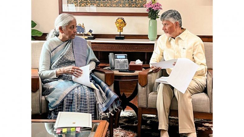 India News | Andhra: Nirmala Sitharaman, Chandrababu Naidu to Launch Global Horticulture Hub at Madanapalle on Oct 2