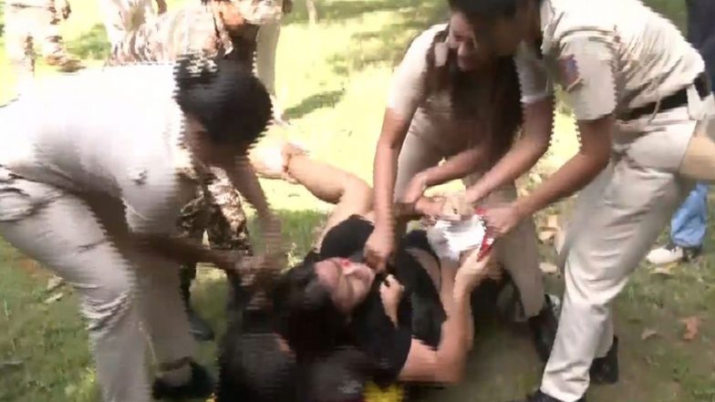 World News | Tibetan Youth Congress Storm Protest at the Chinese Embassy on 77th Founding Day of the People’s Republic of China