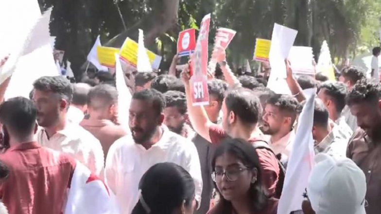 India News | SFI, DYFI Protest Against EC at Jantar Mantar; CPI(M)'s MA Baby Demands CEC's Arrest, Brinda Karat Seeks End to SIR
