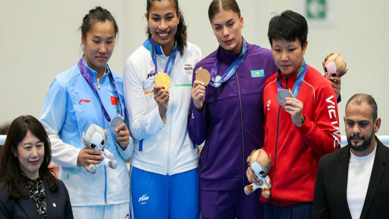 Sports News | President Murmu Hails Recurve Archers, Boxer Lovlina for Historic Asian Games Medals