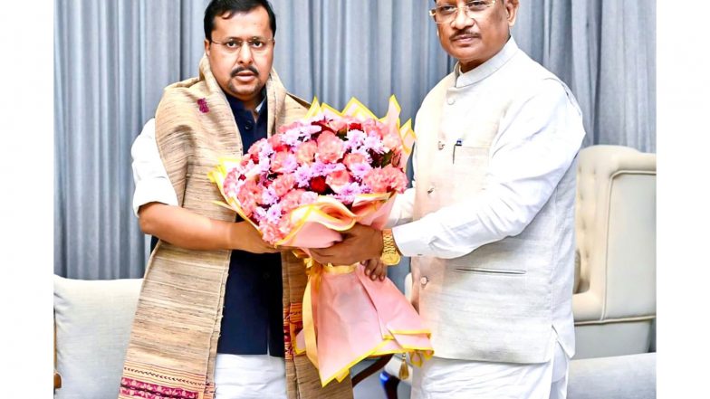 India News | Chhattisgarh CM Meets BJP National President, Discusses State Development and Organisational Matters