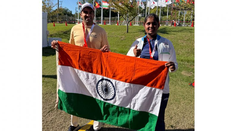 Sports News | Asian Games: 17-year-old Kumkum Mohod Bags Historic Gold in Women's Recurve Individual