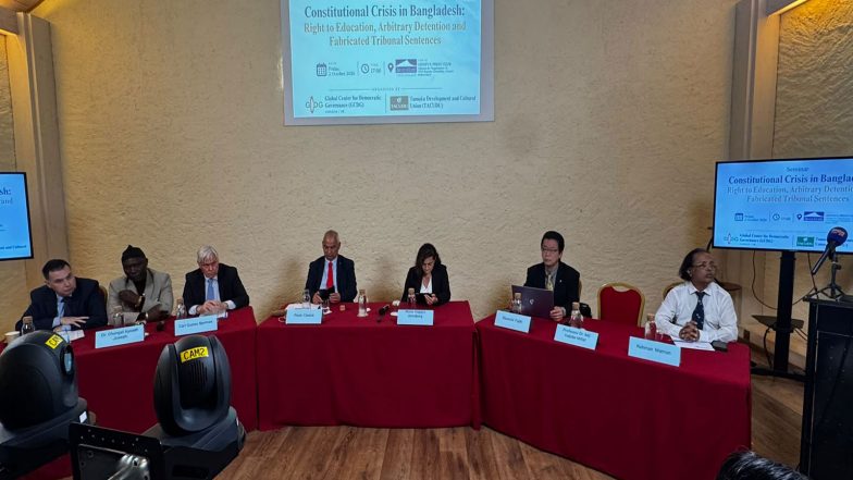 World News | Bangladesh Constitutional Crisis Raised at Seminar in Geneva